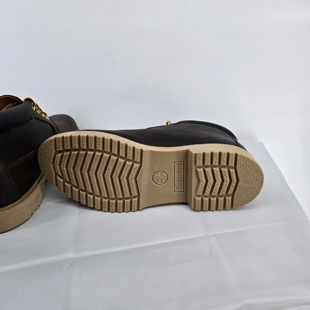 Timberland Mens Waterproof Chukka Boots Brown Leather PrimaLoft TB0A6FTAEXU‎ 9.5